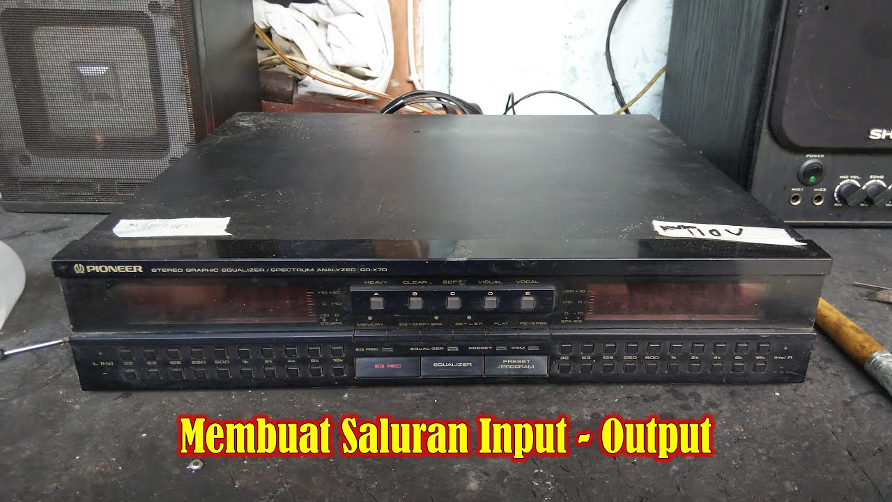 Servis Pioneer Stereo Graphic Equalizer / Spectrum Analyzer GR-X70
