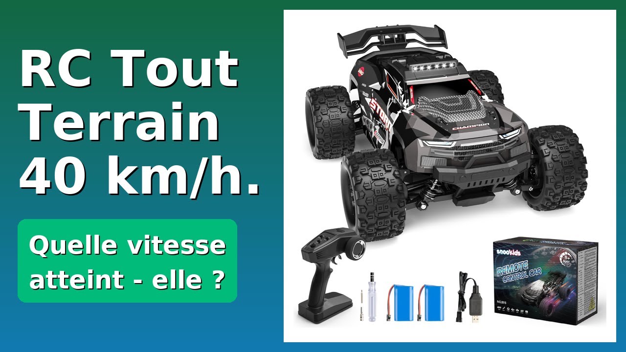 AVIS (2026): RC Tout Terrain 40 km/h. D&Eacute;TAILS ESSENTIELS