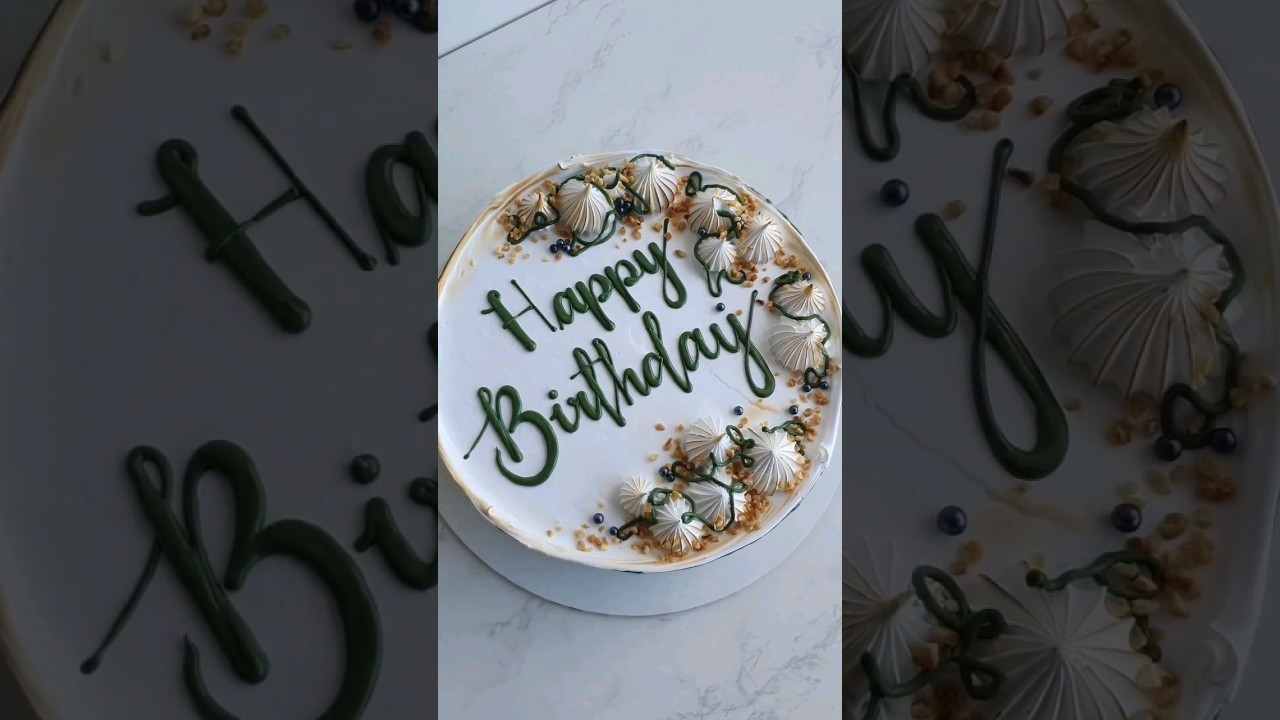 #cakedecorating #cake #handwriting