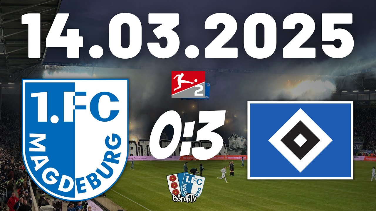 1.FC MAGDEBURG vs HAMBURGER SV (0:3) Von Fans für Fans - Emotionen pur | 14.03.2025