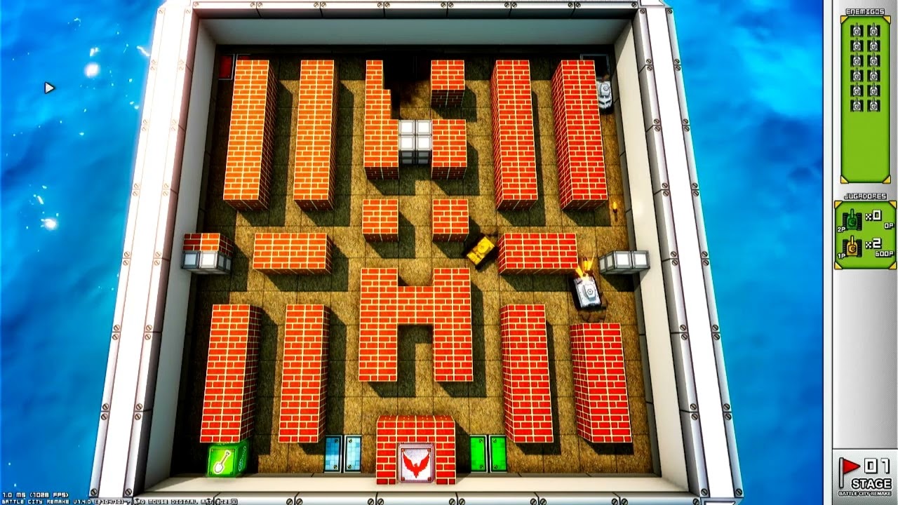 Battle City Remake en Batocera