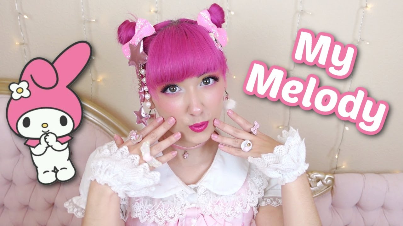 Makeup Time Lapse | My Melody Inspired LOLITA and Makeup Look