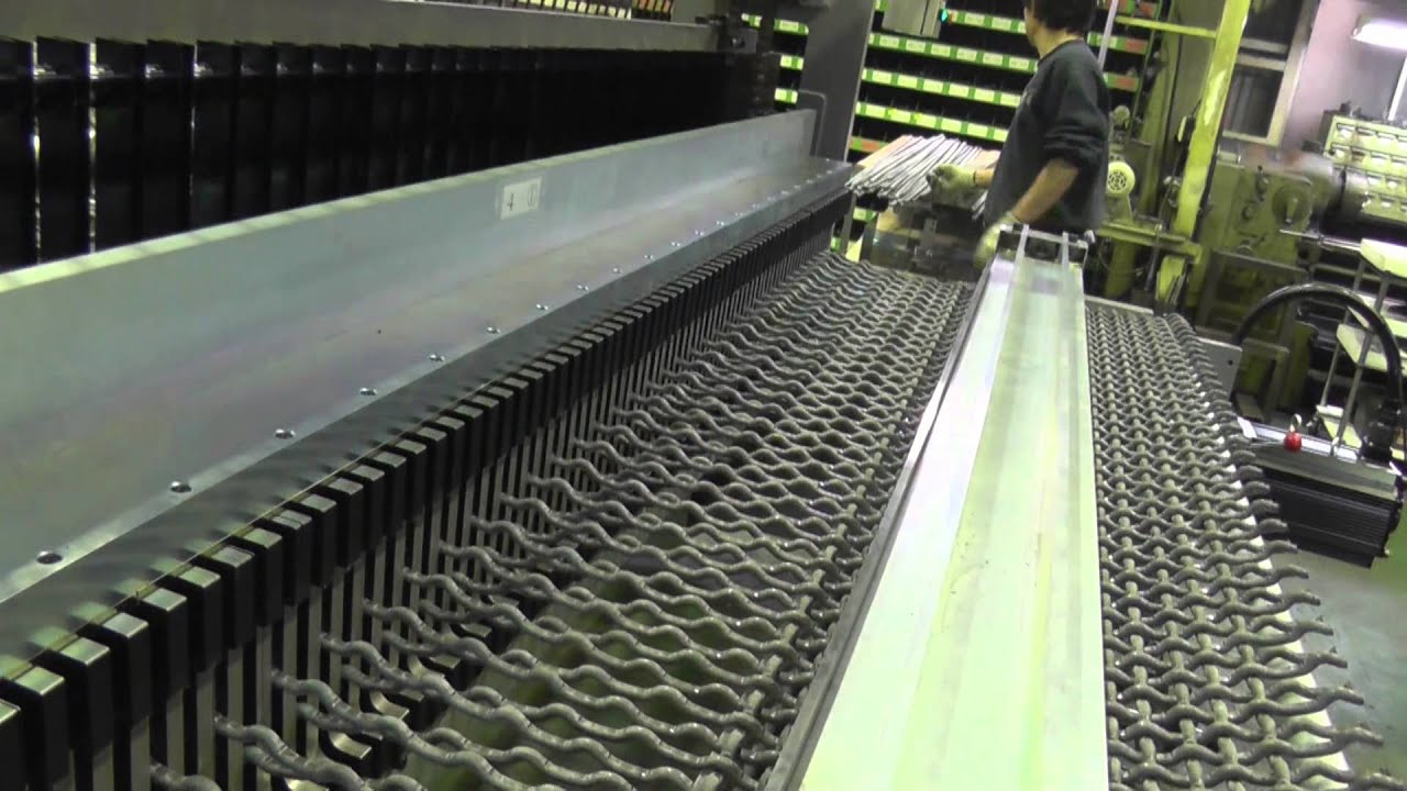 Semi Automatic Crimped Wire Mesh Weaving Machine MODEL:MW-L-2500