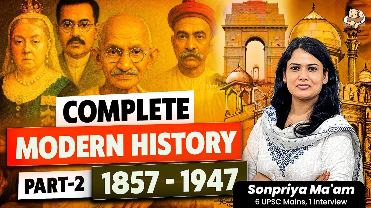 Complete Modern Indian History for UPSC Through Timeline - Part 2 | Spectrum Modern History Prelims 