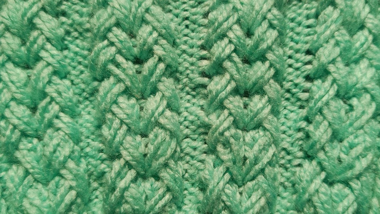 Beautiful Leaf Cable Knitting 🧶 pattern 🌿कमाल की आसान बुनाई डिज़ाइन