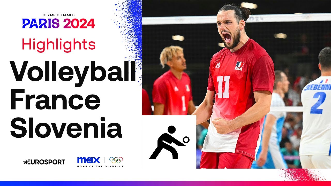 EPIC BATTLE! 🍿 | France vs Slovenia - Volleyball Preliminary Round Highlights | #Paris2024