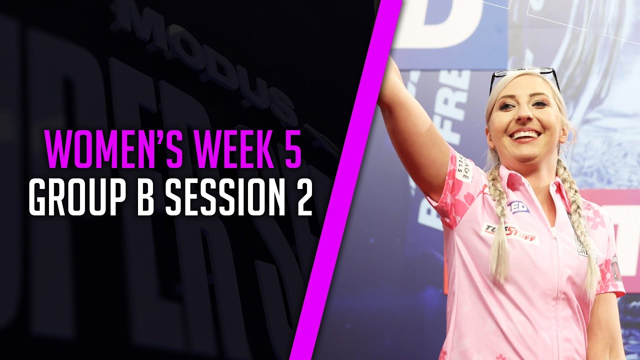 WHO WILL WIN GROUP B!?!🏆🎯 | Live Darts |  Women's Week 5 | Group B Session 2