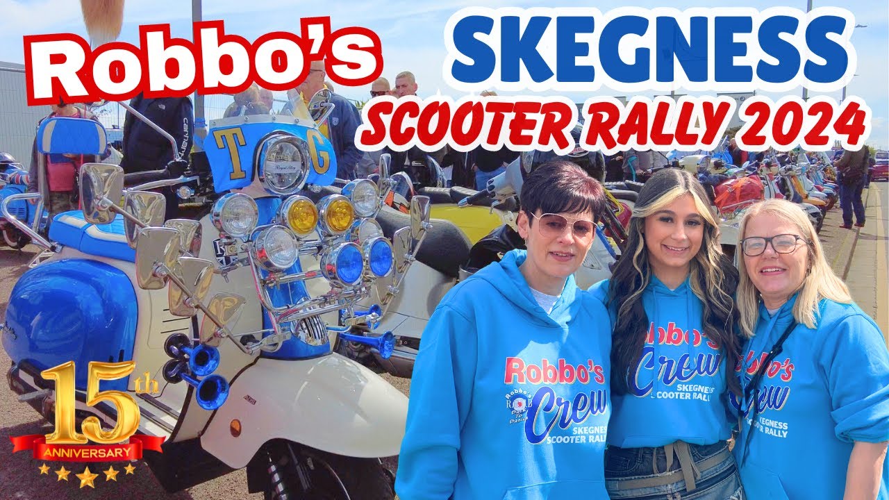 Ралли скутеров Robbo's SKEGNESS 2024 — это событие нельзя пропустить.