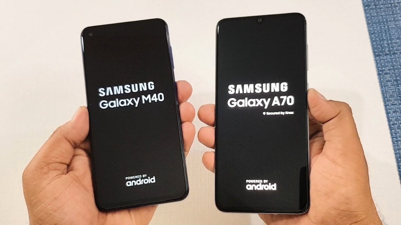 Samsung Galaxy M40 vs Galaxy A70 SpeedTest & Camera Comparison