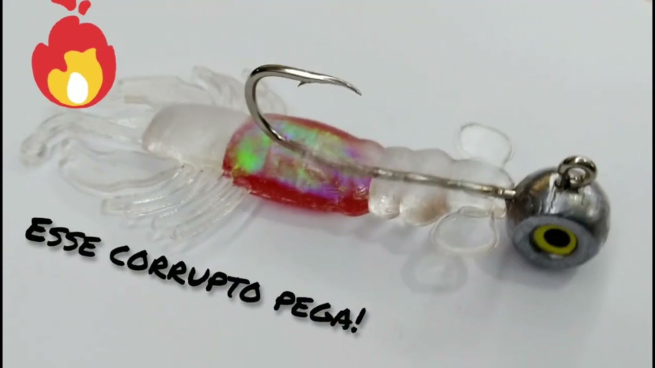 Isca de Pesca Corrupto Artificial Hologr&aacute;fico Ovado