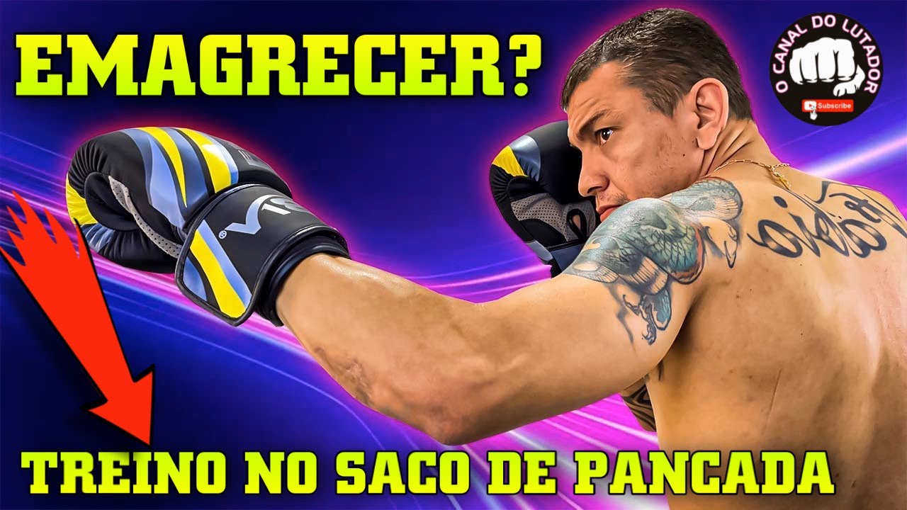 🛑treino no saco de pancadas🛑 treino com saco de pancada para emagrecer