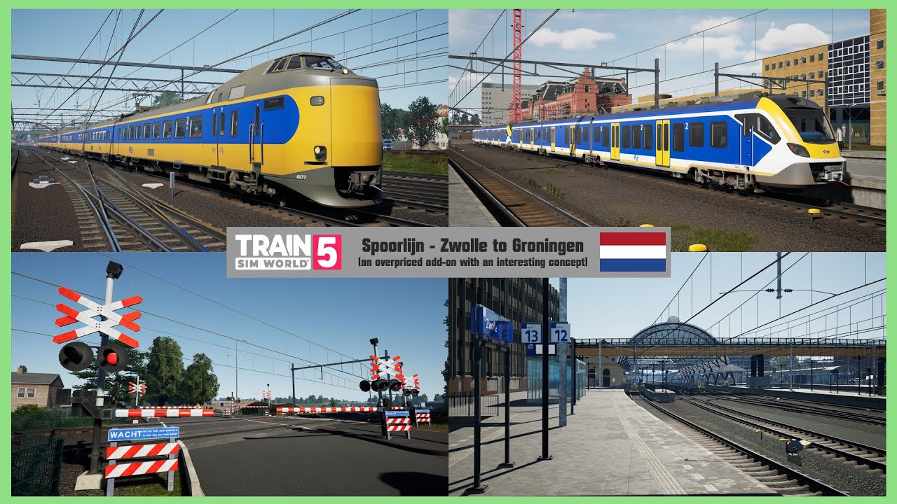 Spoorlijn - Zwolle to Groningen review ~ Train Sim World 5