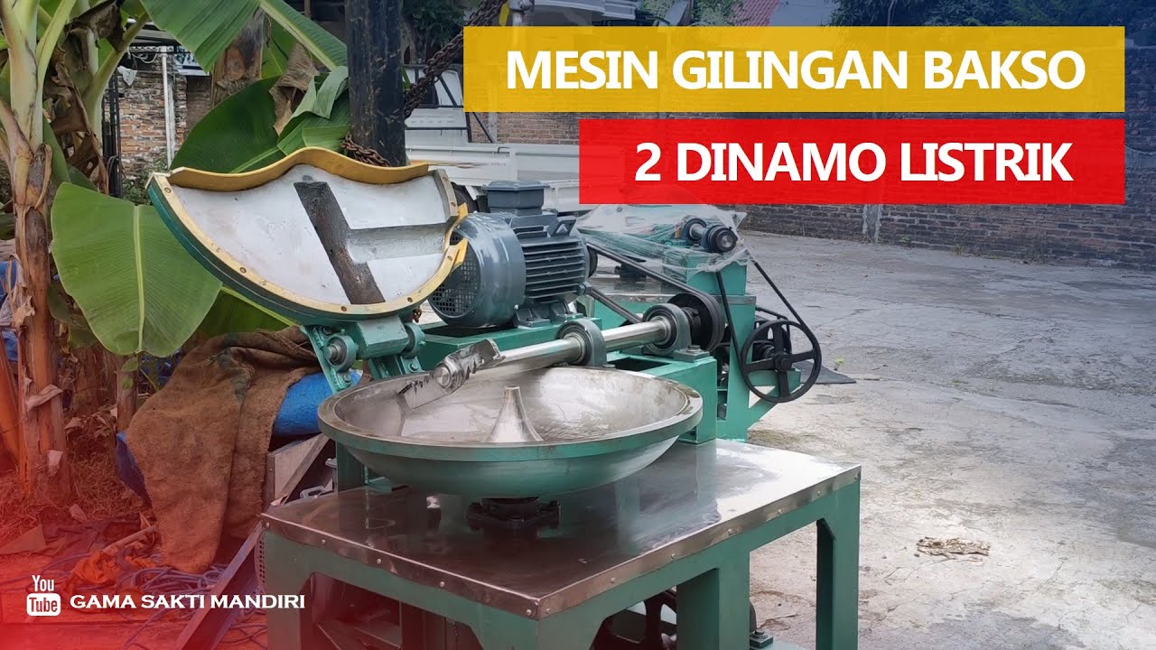 Gilingan Bakso Dinamo Listrik | Mesin Bakso Listrik | Giling Bakso 2 Dinamo