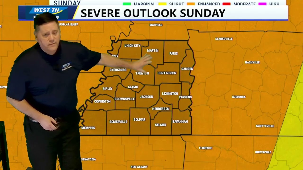 Friday Night Forecast 10 PM March 13th 2026@WestTNWeather