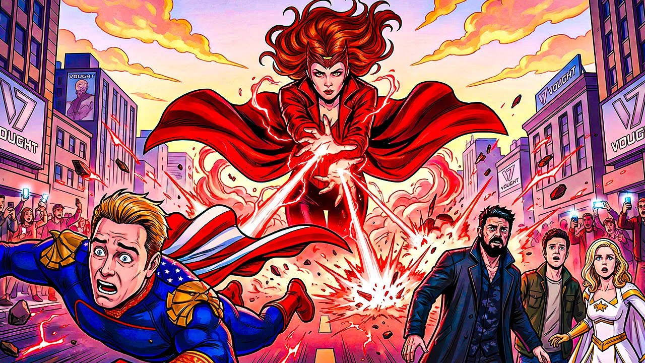 What If Scarlett Witch Entered The Boys Universe?