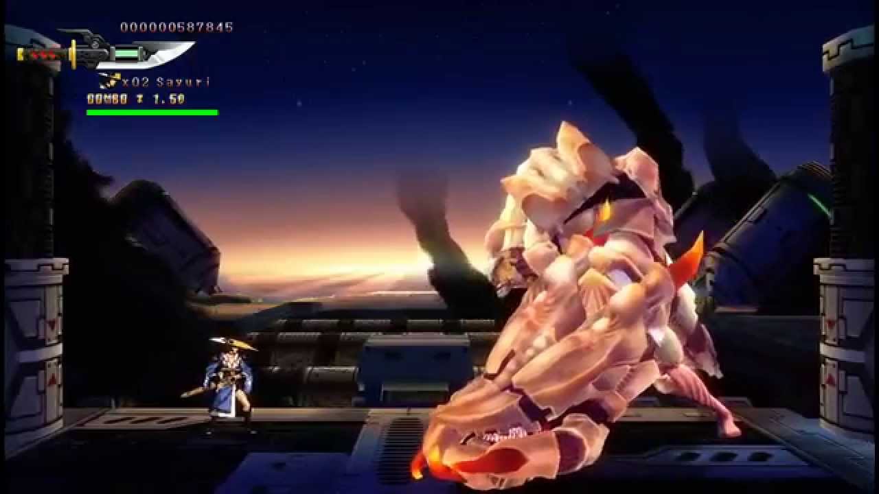 Hard Corps: Uprising- Rising Mode- S rank no damage run as SAYURI-   Player: Hongfei Guo