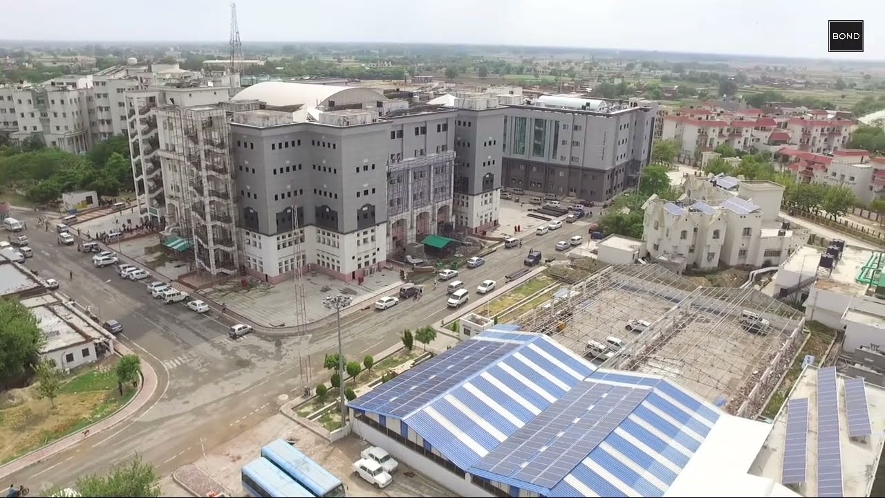 Saifai Medical College Drone view || Saifai Etawah Medical college || mission doctor #saifai #shorts