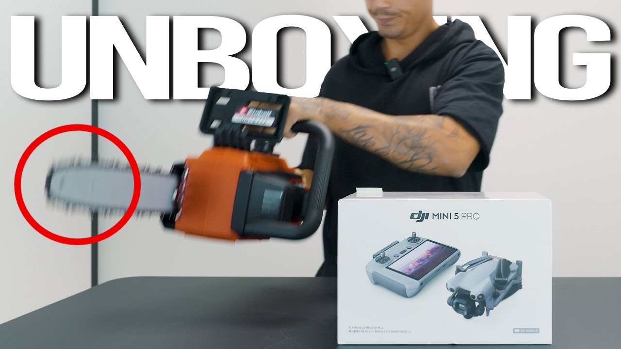 J'ouvre le DJI Mini 5 Pro à la TRONÇONNEUSE (UNBOXING)