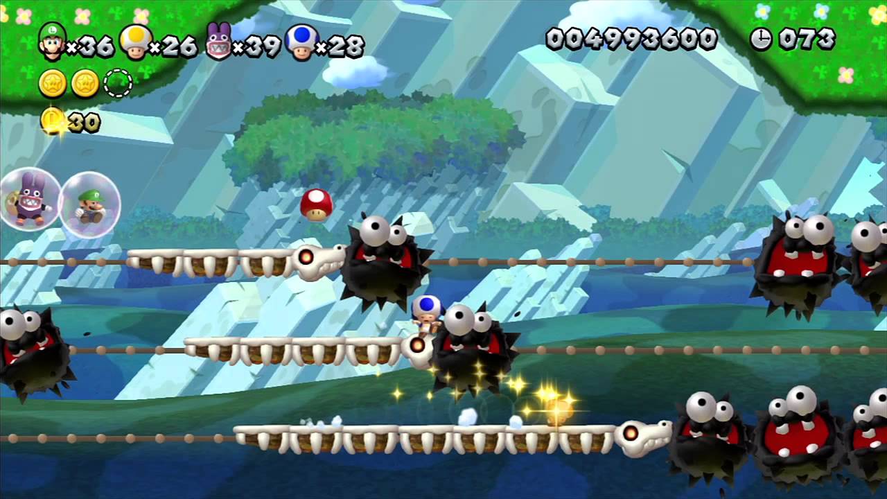 New Super Luigi U Multiplayer Playthrough - Superstar Road (Part 1)