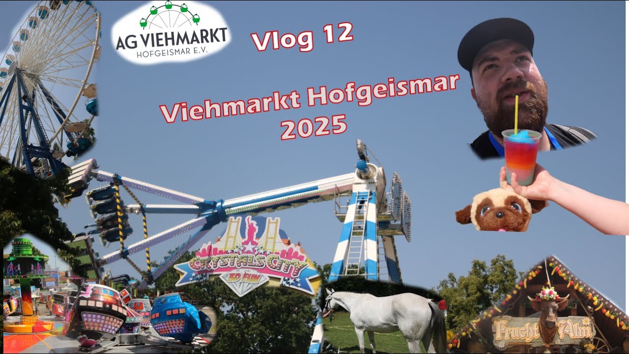 Schöne kleine Kirmes in Nordhessen! I Viehmarkt Hofgeismar 2025 I Vlog#12