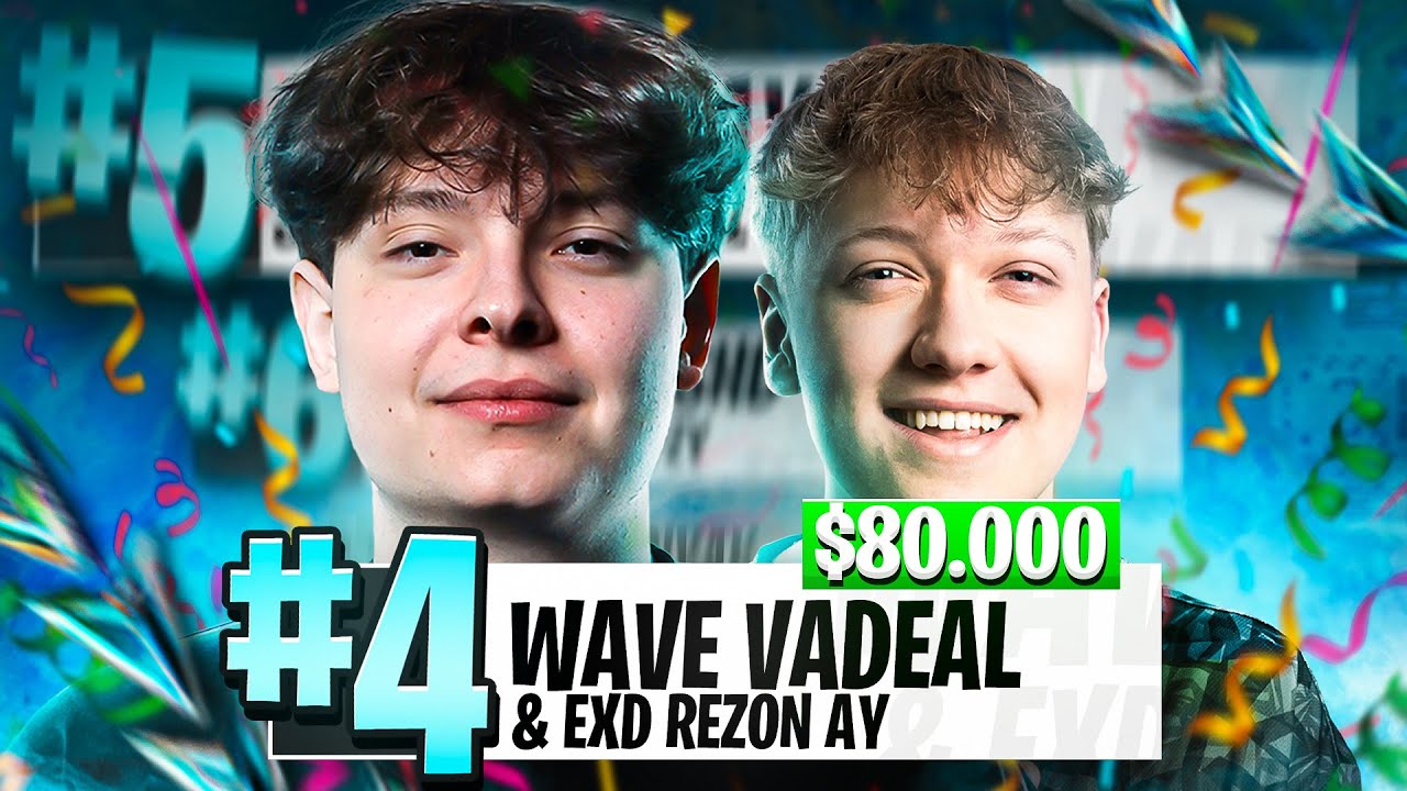 4TH PLACE IN FNCS GRAND FINALS ($80,000) 🏆 w/ rezon ay