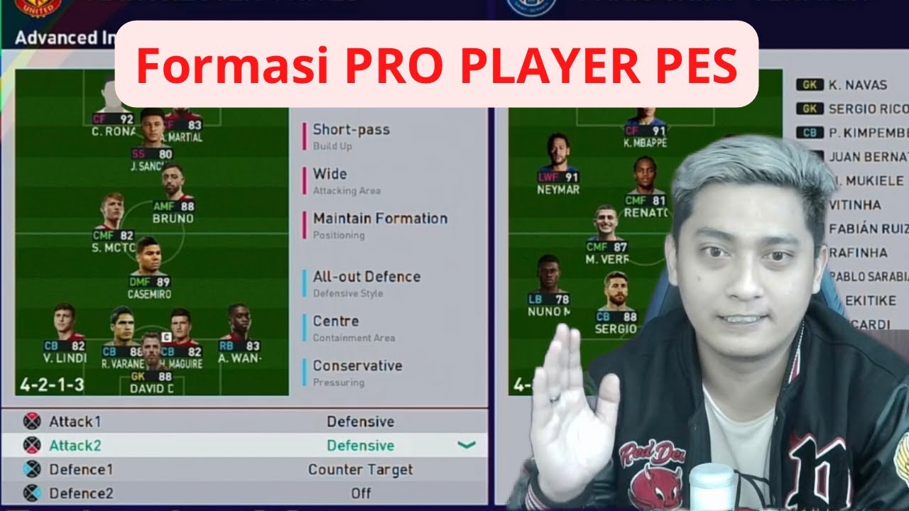 Formasi PRO PLAYER PES, MAIN DI RENTAL PAKAI INI AUTO WIN!!!