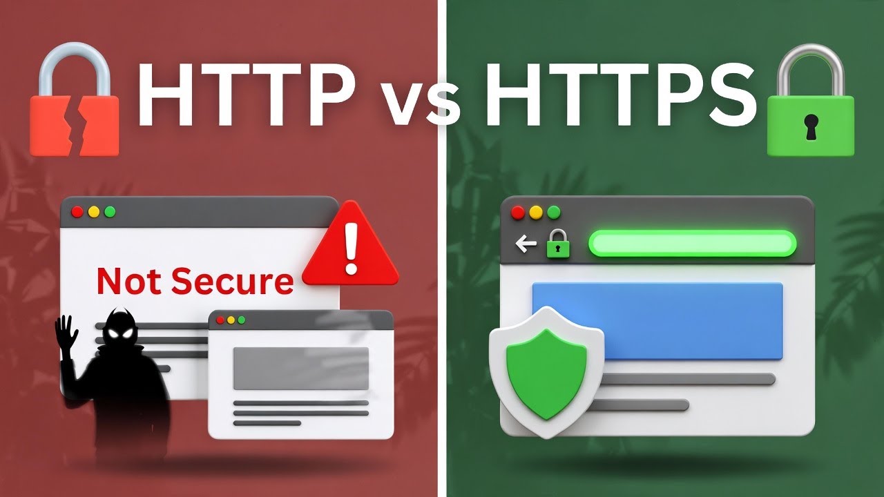 HTTP против HTTPS 🔐 | В чем разница? | Веб-безопасность: объяснение 🌐