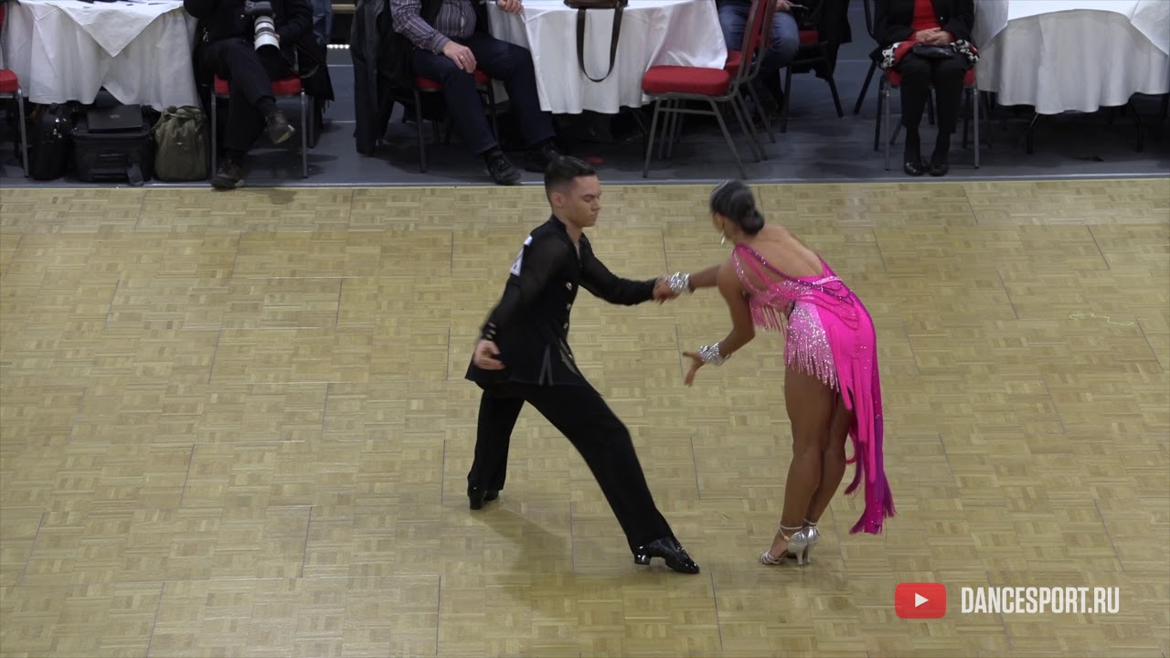 Lev Malgin Polina Slinkova RUS | Rumba | WDSF Youth Latin | Antwerp Diamond Cup 2020