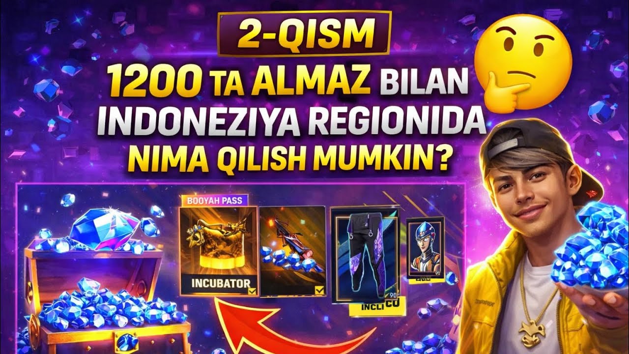 🔥INDONEZIYA REGION OCHISH// AKKAUNT PROKACHKA QLAMZ🔥😉💎 #freefire #ffshorts #garenafreefire #ff 