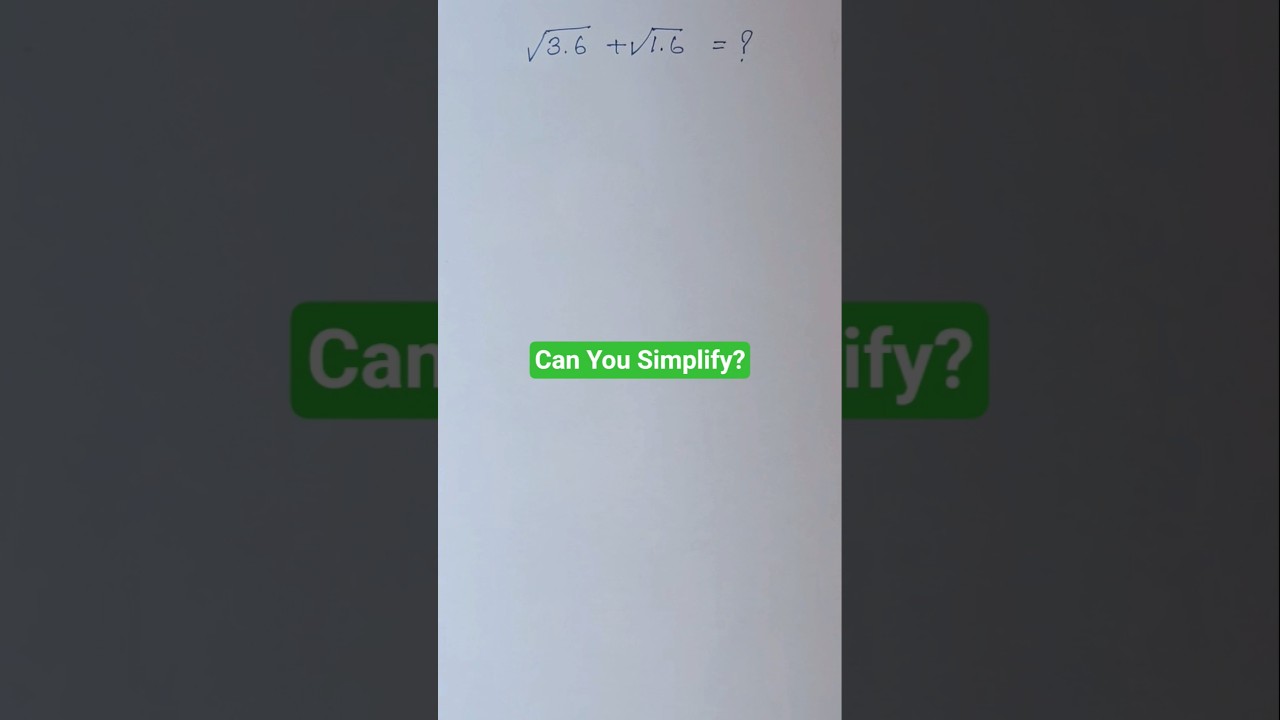USA| Can You Simplify?| Math Olympiad| #maths #exponential #mathematics #simplification #shorts