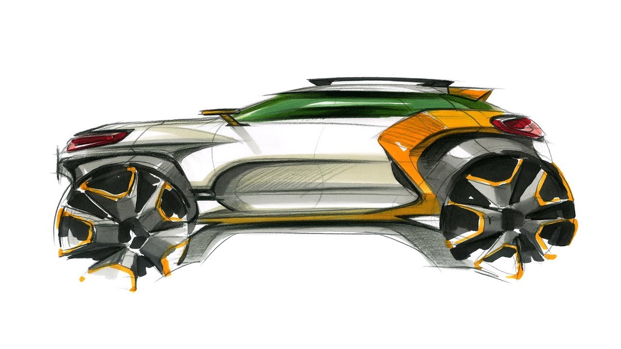 Car sketch & design(Side View)
