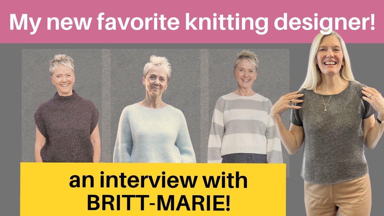My new favorite knitting designer: Britt-Marie
