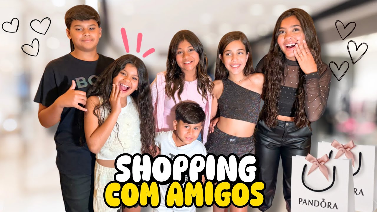 FOMOS NO SHOPPING COM AMIGOS E AINDA TIVE UMA SURPRESA 😮 🥳🥳