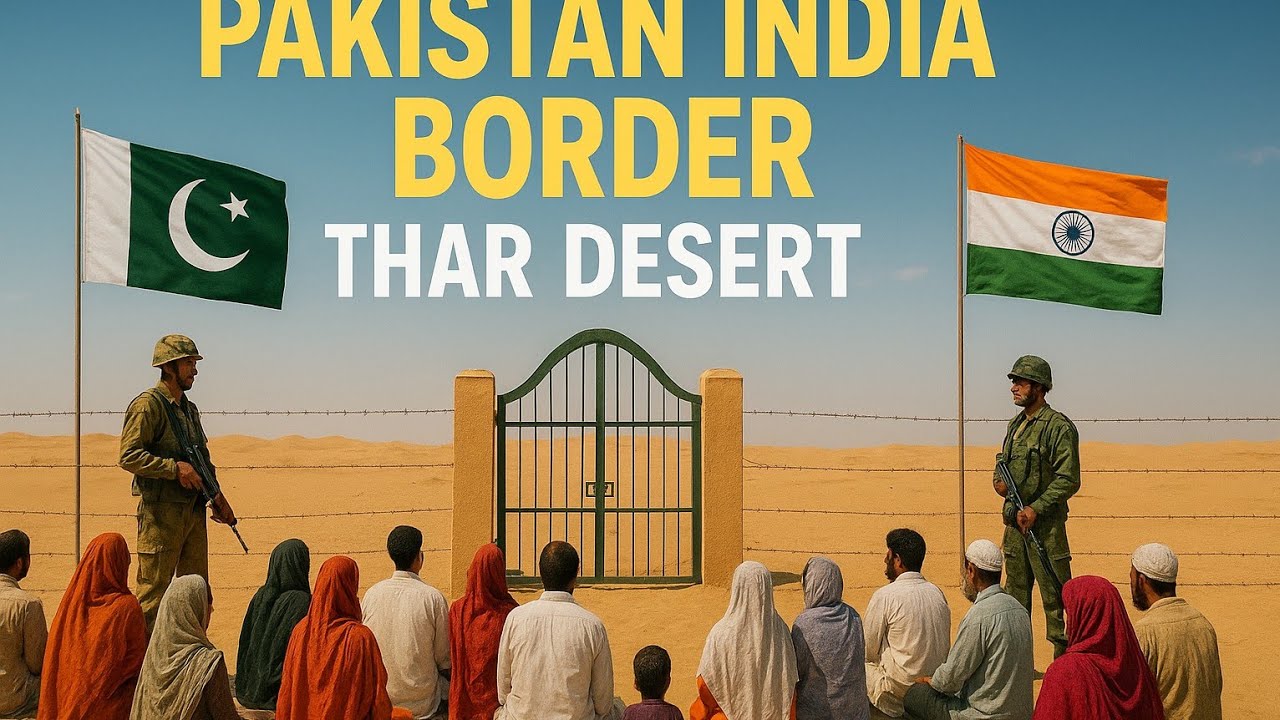 Going to Pabuhar Tarai  desert area near pakistan india border line Tharparker from mithi city 