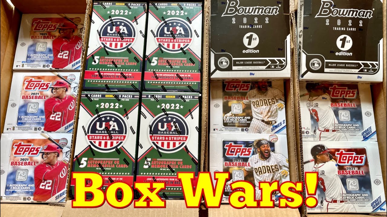 LIVE!  2021 TOPPS JUMBOS, 2022 BOWMAN and STARS & STRIPES!  (Saturday Showdown)