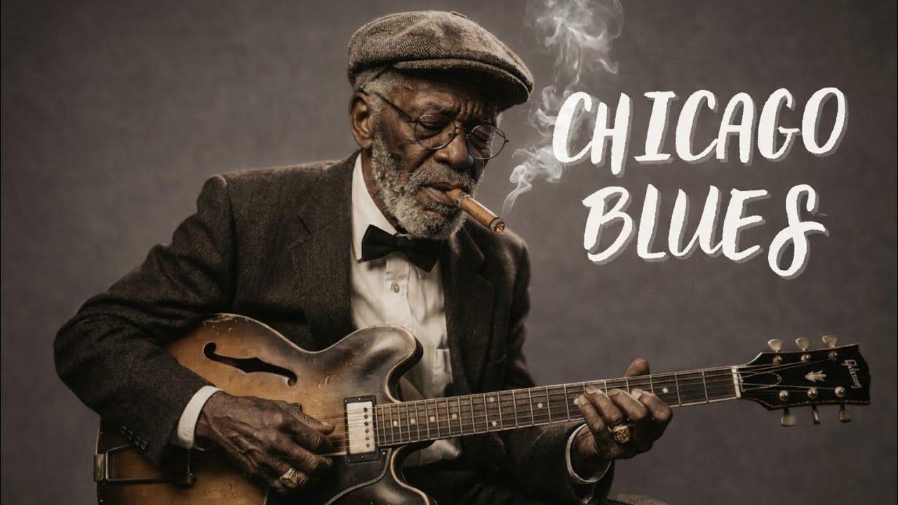 Chicago Blues After Dark 🌙 Slow Guitar & Jazz Lounge
