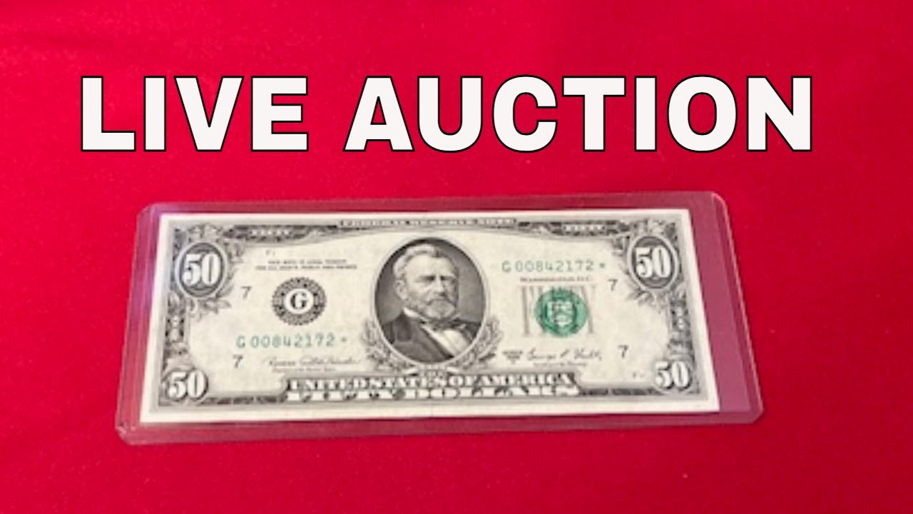 Friday Night Coins & Currency auction with giveaways!