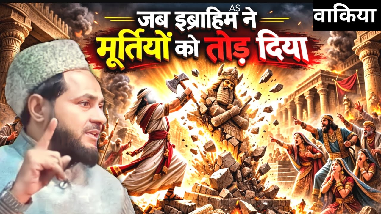 Hazrat Ibrahim alaihis salam Ka Waqia | Hazrat Ibrahim true story By Maulana Jarjis ansari 