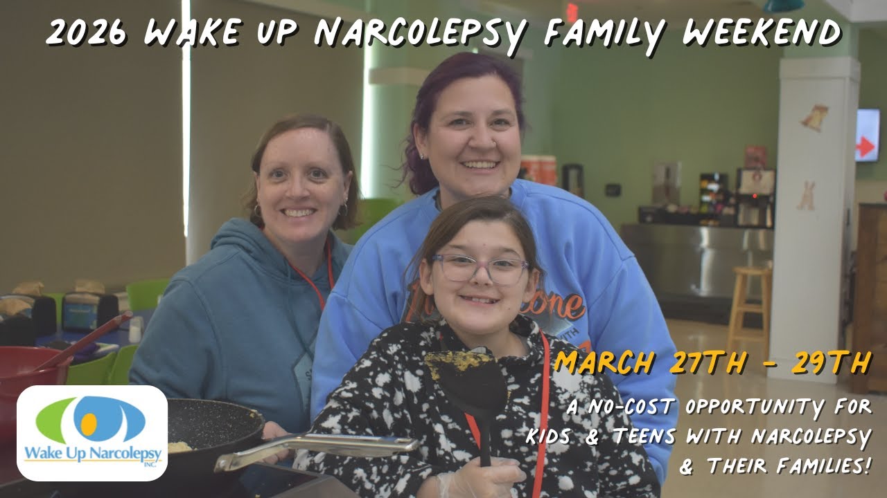 Объявление о проведении семейного уикенда «Пробуждение нарколепсии» в 2026 году