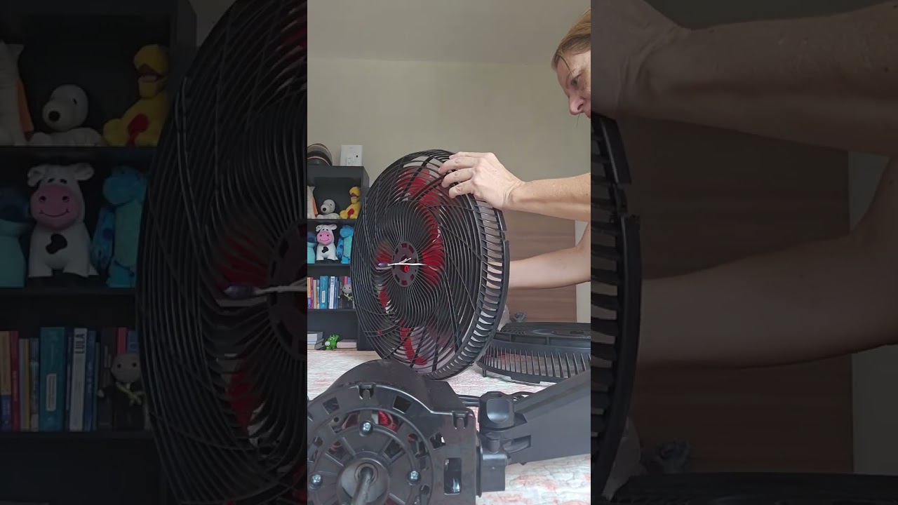 montando ventilador de coluna polishop 188