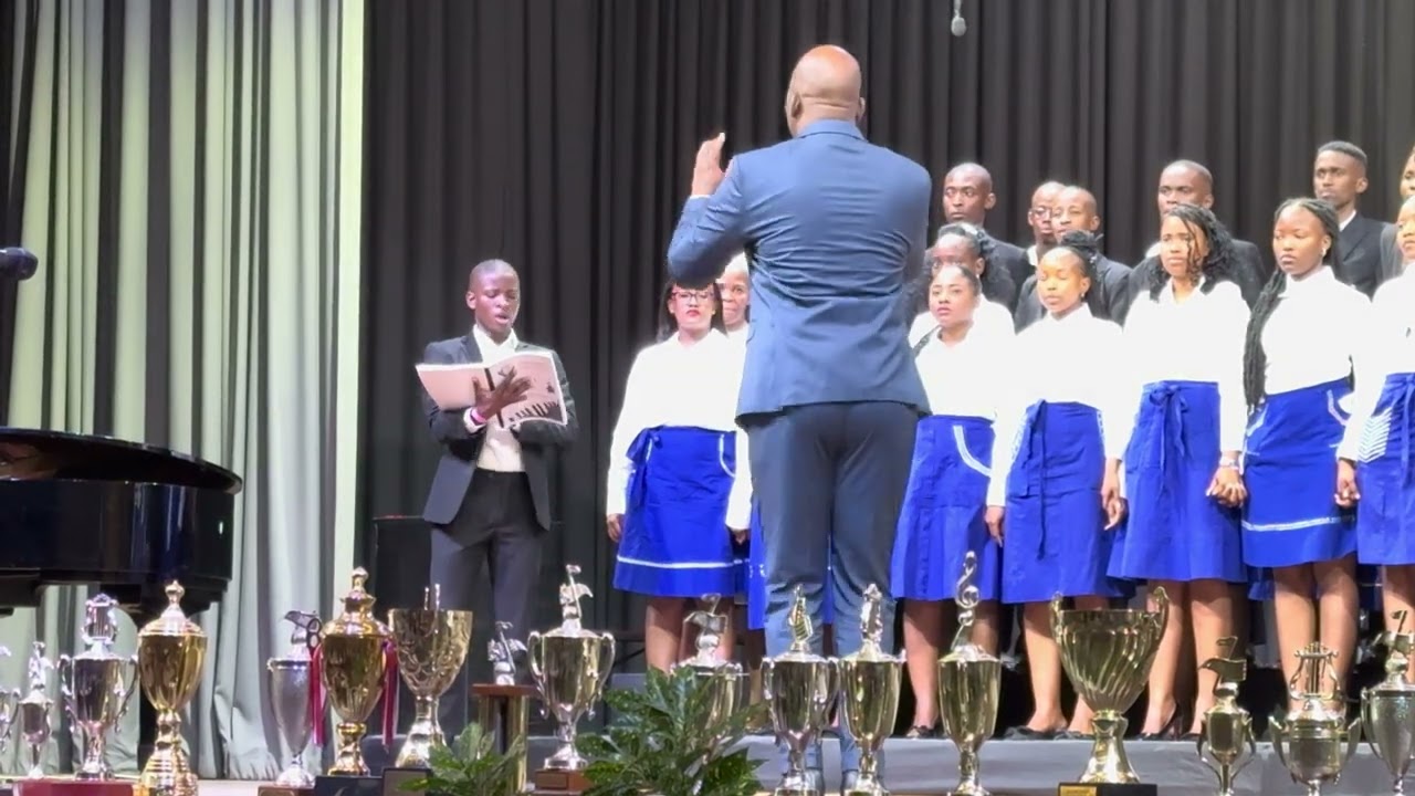 St. Conrad's Youth Choir performs 'Nvana ka Nkulunkulu' by Nkonzo, conducted by Mr. Dingalo.