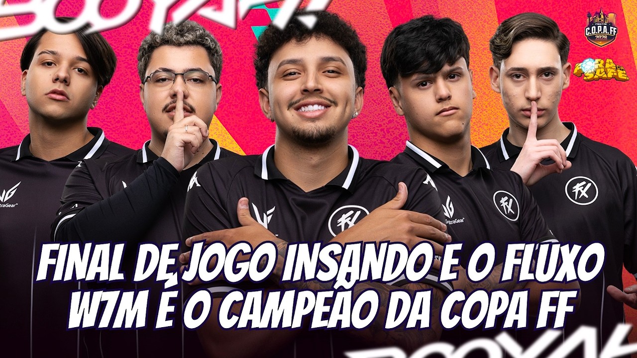 FLUXO É CAMPEÃO DA COPA FF NA ÚLTIMA QUEDA