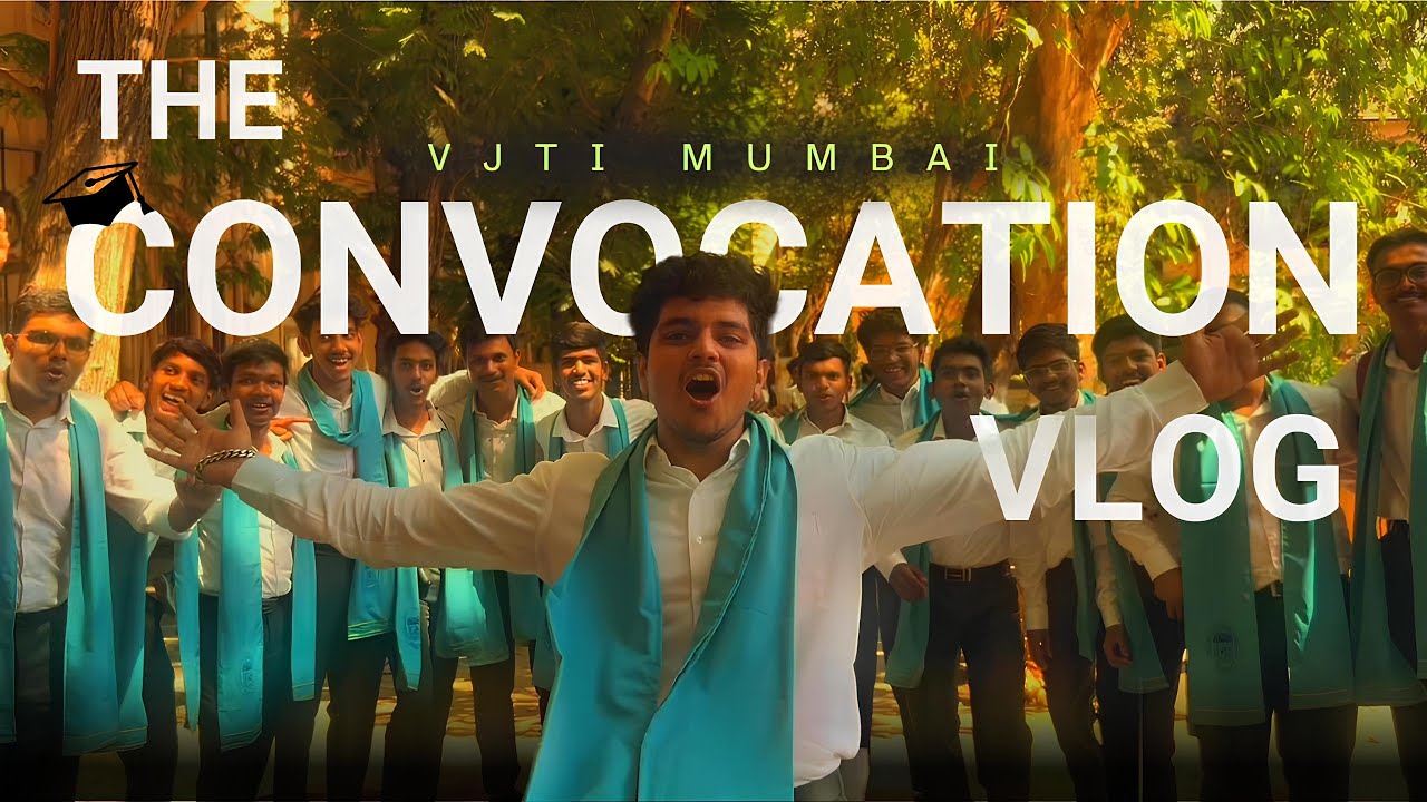The Convocation Vlog 🎓 | VJTI Mumbai 🏫 | Sahil Walimbe