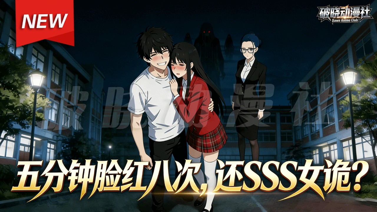 MULTISUB📢新番上线《五分钟脸红八次，还SSS女诡？》第1~60集丨诡异游戏降临，许飞被迫选中，还好能看到隐藏提示，直接冲进女诡宿舍，强吻SSS级诡异校花！#漫剧 #破晓动漫社