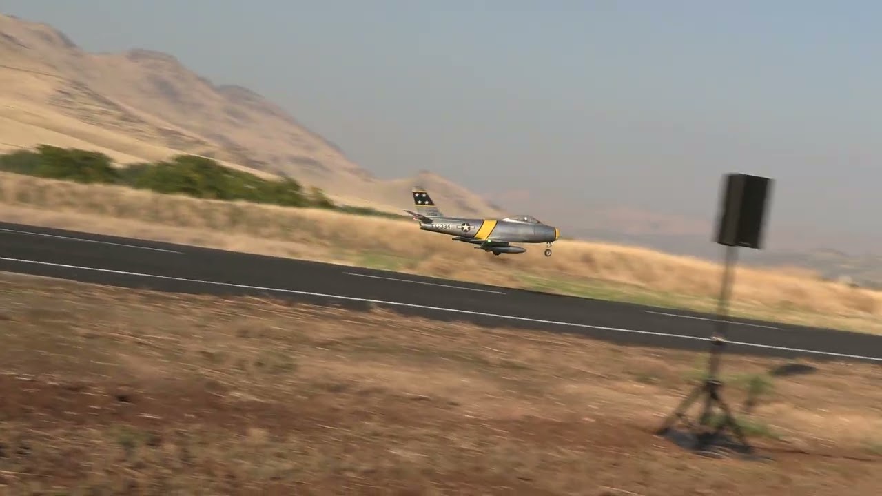 F-86 Sabre landing Thursday California jets 2025