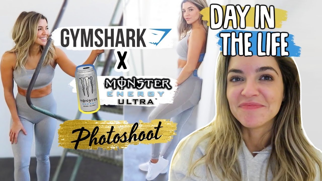 MY DREAM OMG Gymshark X Monster Photoshoot!! | DAY IN THE LIFE VLOG