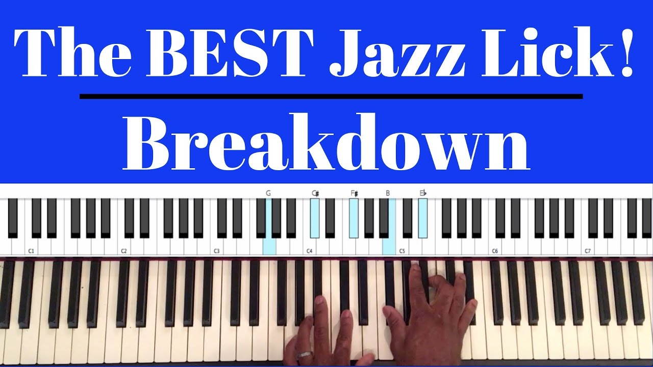 The BEST Jazz Lick Breakdown | Piano Tutorial