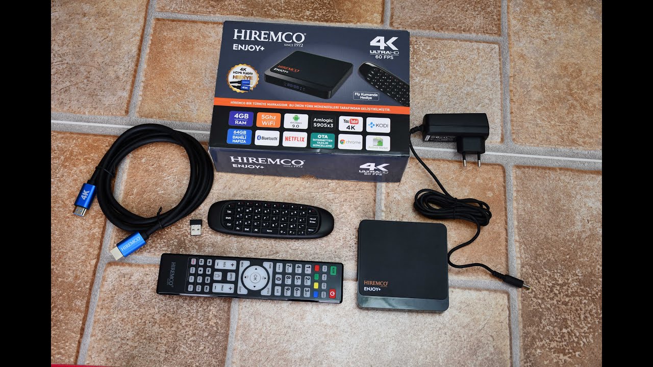 Hiremco Enjoy 4K 60 FPS Kutu A&ccedil;ılımı