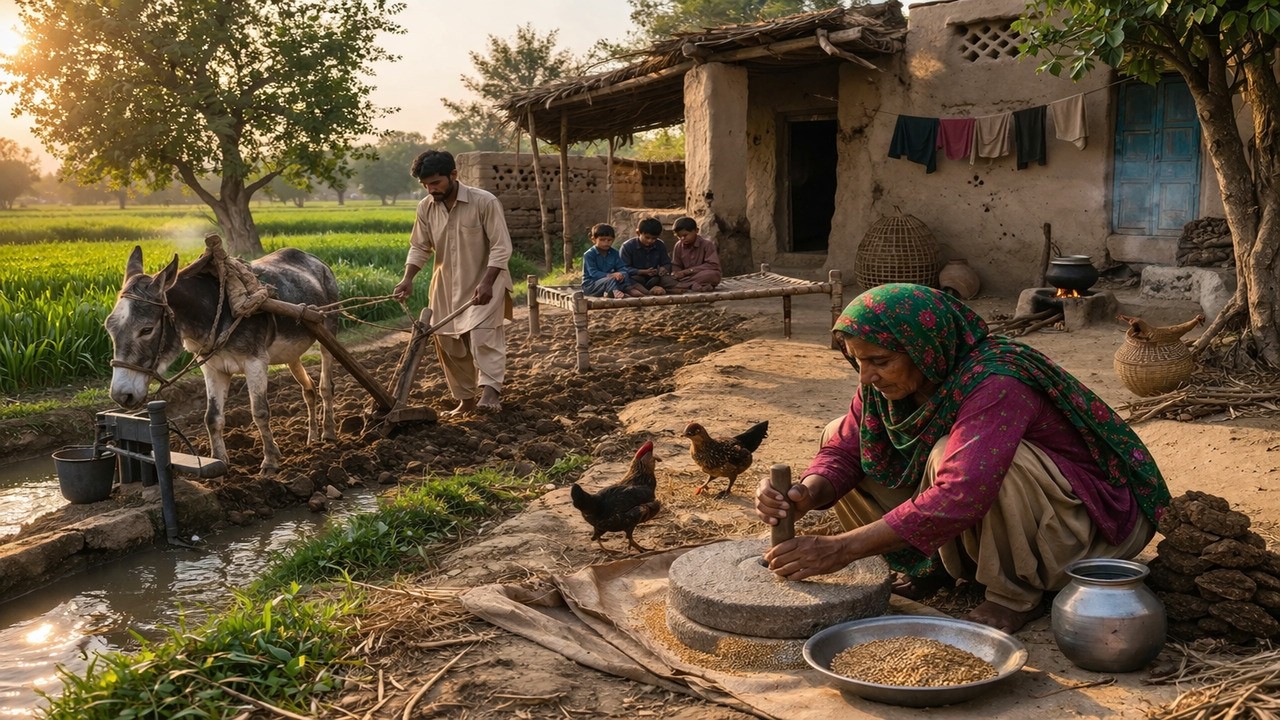 A Vanishing Rural Life &mdash; Farming, Old Tractors and Daily Routine (1 Hour Documentary)