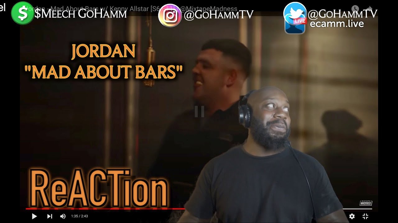 American Reacts | JORDAN - Mad About Bars [GoHammTV]
